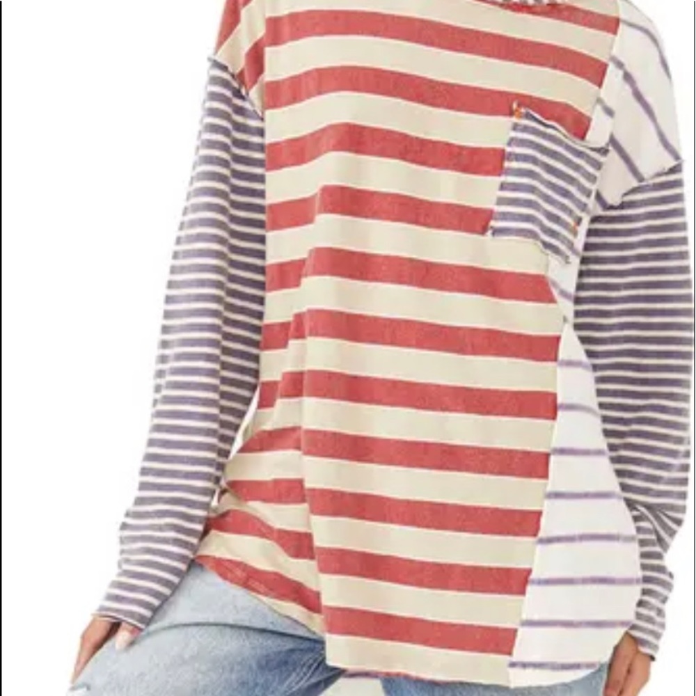Free People Oversized Tee